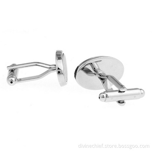 Make Custom Oval Movement Cufflinks Wholesale Cufflinks For Men